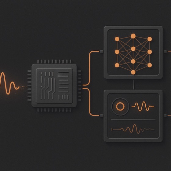 Illustrazione del flusso del segnale audio: dalla CPU, trasferimento alla GPU, modello neurale per amplificatore e ritorno del segnale elaborato.